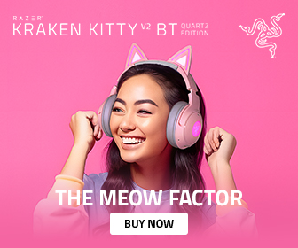 Razer Kraken Kitty V2 BT — Quartz Edition headset