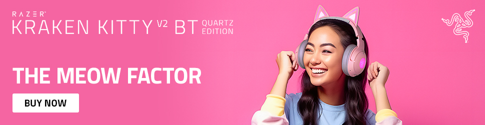 Razer Kraken Kitty V2 BT — Quartz Edition